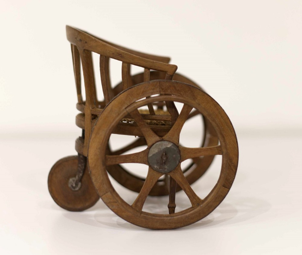 Cased Mid Victorian Miniature Saleman's Sample Wheelchair View IV
