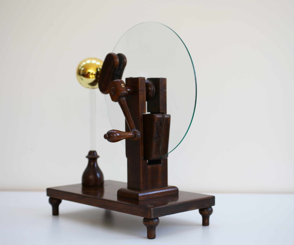Early Victorian Winters Type Friction Electrostatic Machine View III