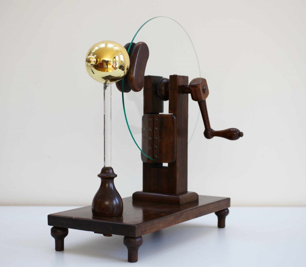 Early Victorian Winters Type Friction Electrostatic Machine View IV