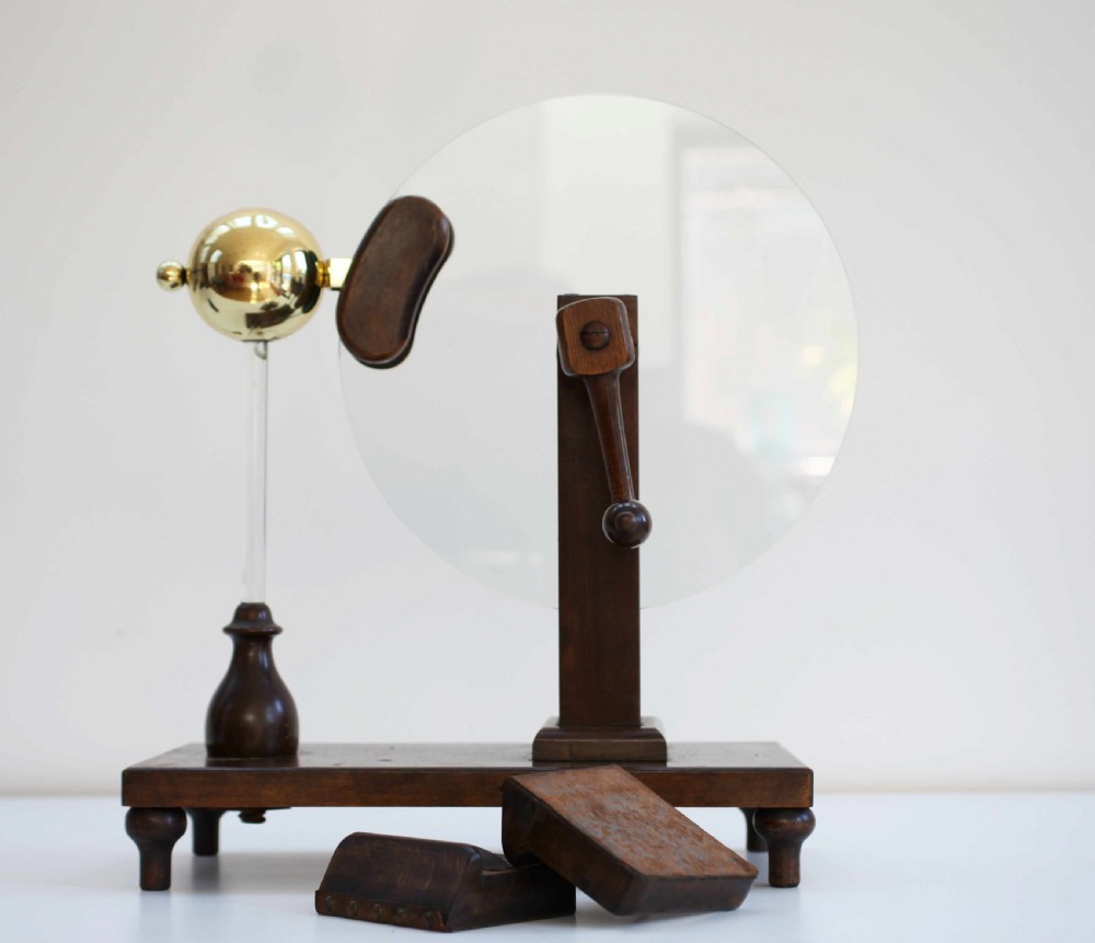 Early Victorian Winters Type Friction Electrostatic Machine View V