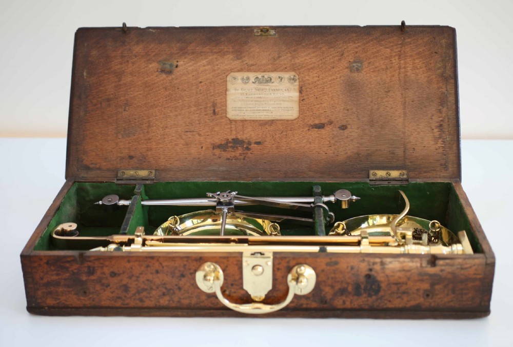 Victorian Inspectors Scales for The County of Southampton by De Grave Short & Fanner London View X