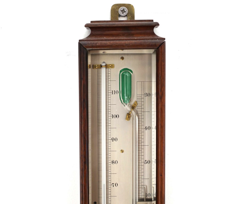 Early Victorian Sympiesometer by Cox of Devenport View III