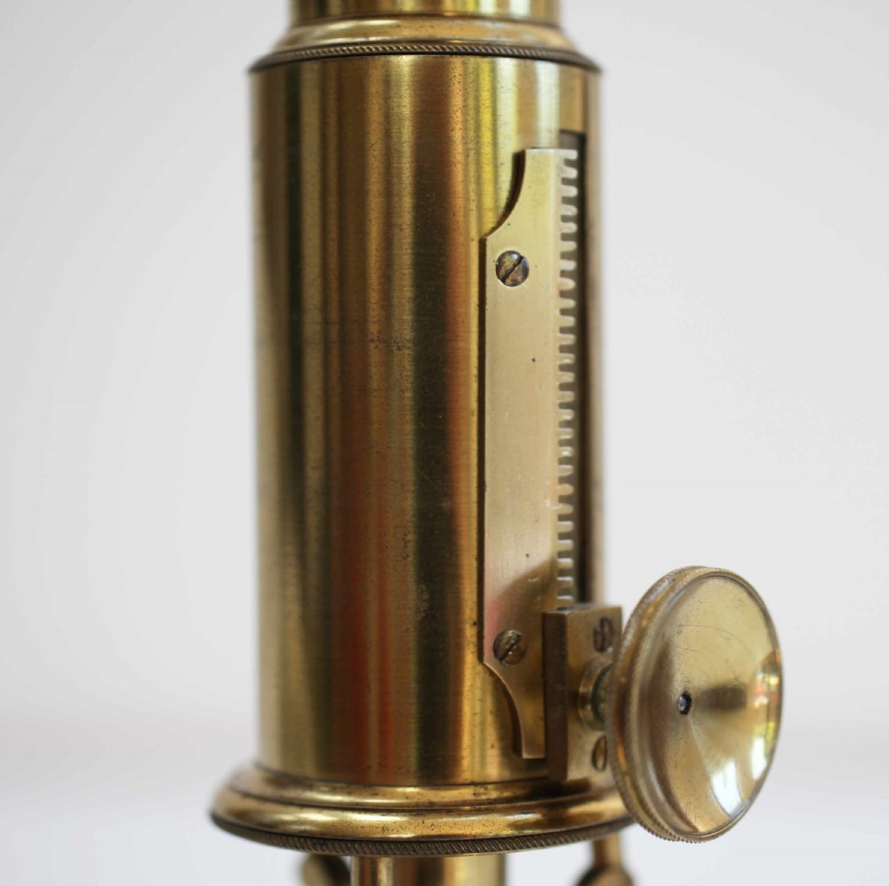 George III Cased Culpeper Type Microscope by Robert Brettell Bate London View V