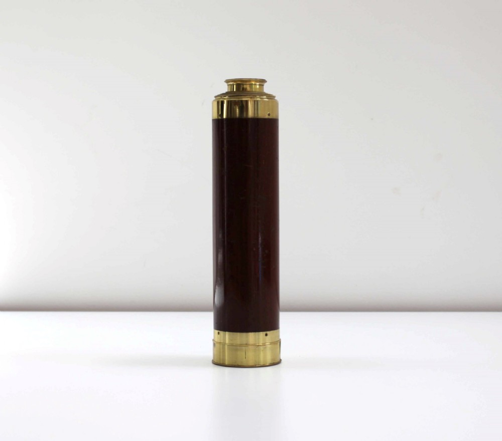 Late Eighteenth Century Five Draw Telescope by George Willson Engraved to George Stark