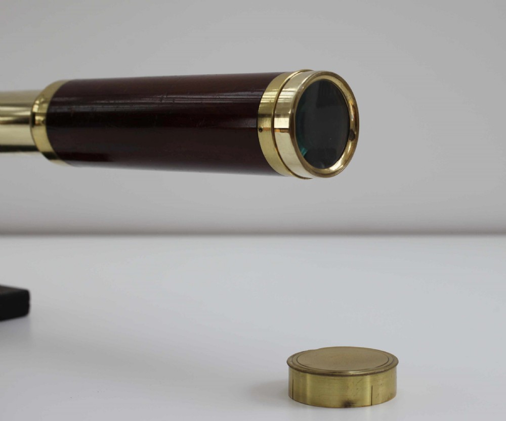 Late Eighteenth Century Five Draw Telescope by George Willson Engraved to George Stark View III