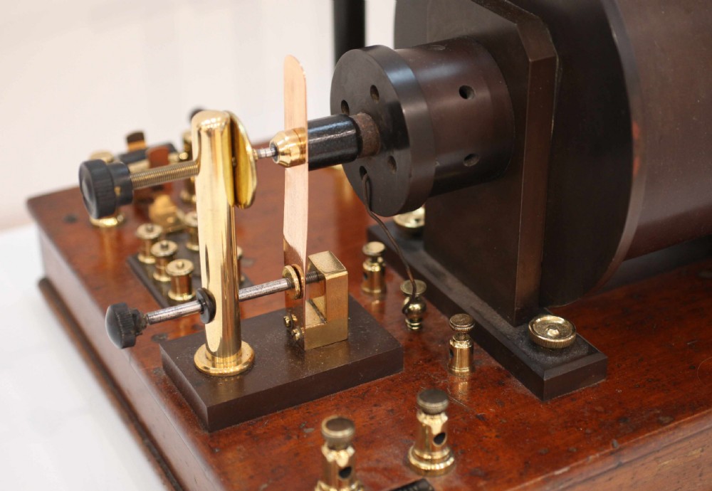 Rare Edwardian Heavy Discharge X-Ray Coil by Harry W Cox & Co Ltd London View X
