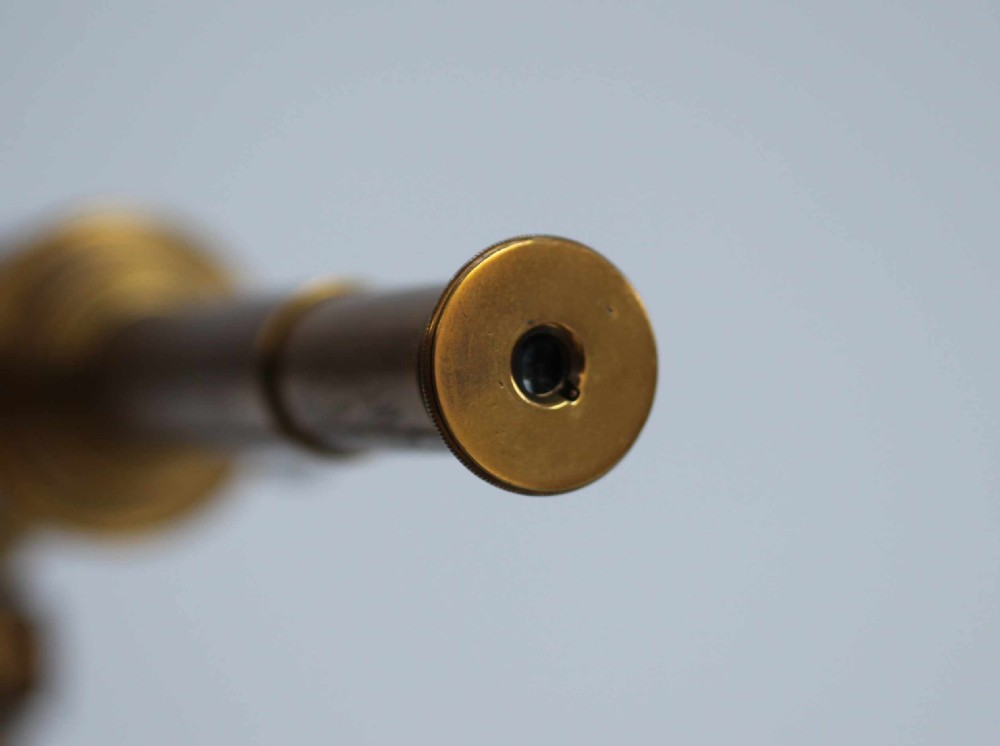 Miniature George IV Library Telescope on Stand by G&C Dixey, Bond Street, London View VI