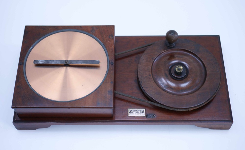 Late Victorian Arago's Disc Physics Demonstration Apparatus by Harvey & Peak London