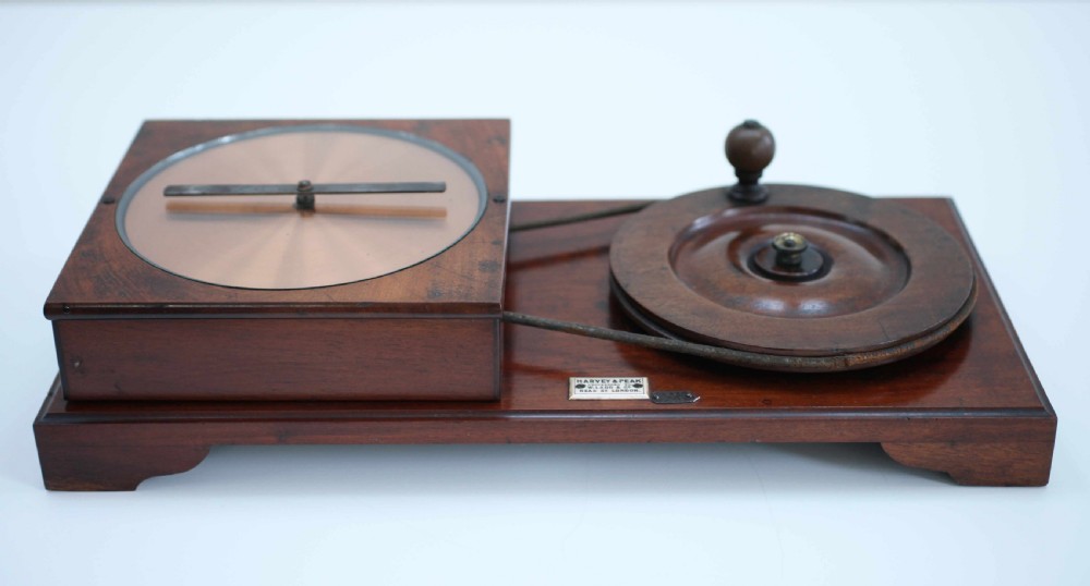 Late Victorian Arago's Disc Physics Demonstration Apparatus by Harvey & Peak London View II