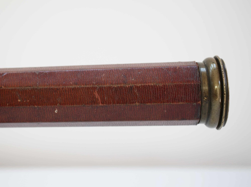 Eighteenth Century Single Draw Decagonal Telescope by Nairne & Blunt London View VI