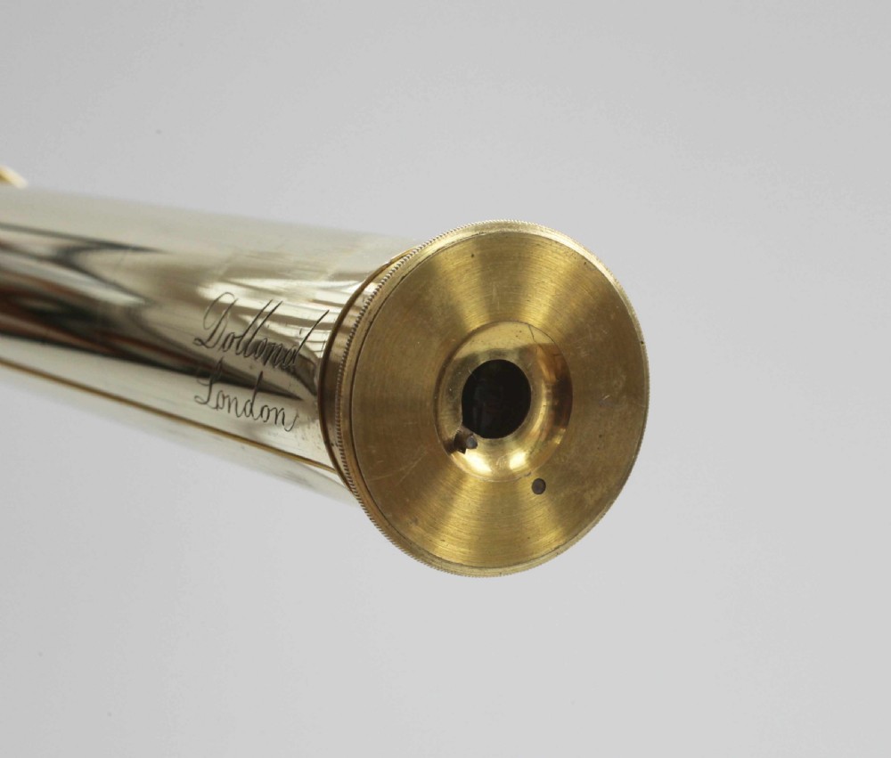 George IV Cased Pancratic Eyetube Telescope on Stand by Dollond of London View IV