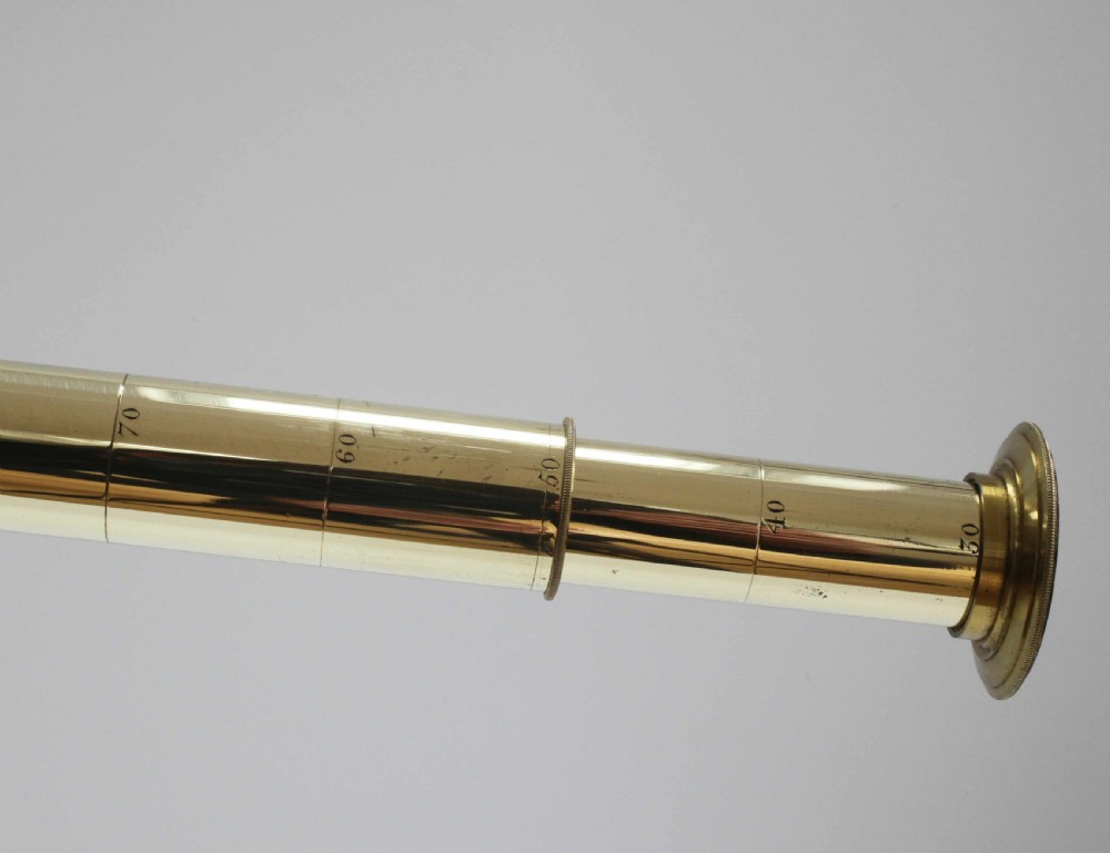 George IV Cased Pancratic Eyetube Telescope on Stand by Dollond of London View VIII