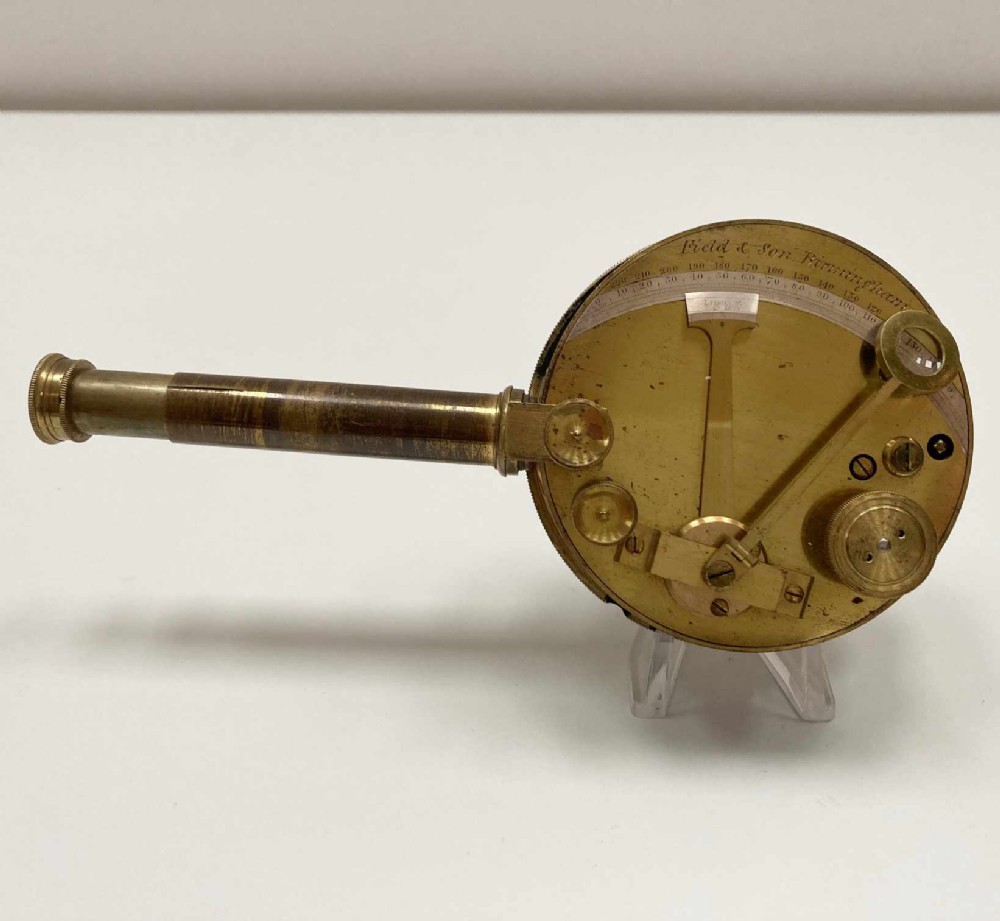 Mid Victorian Pocket Sextant by Field & Son Birmingham