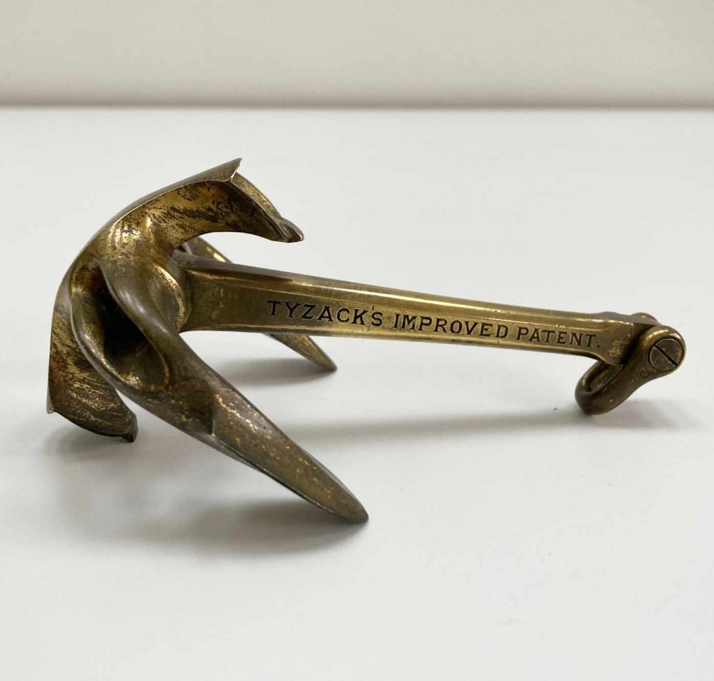 Victorian Salemans Sample Model of a Tyzack's Improved Patent Anchor