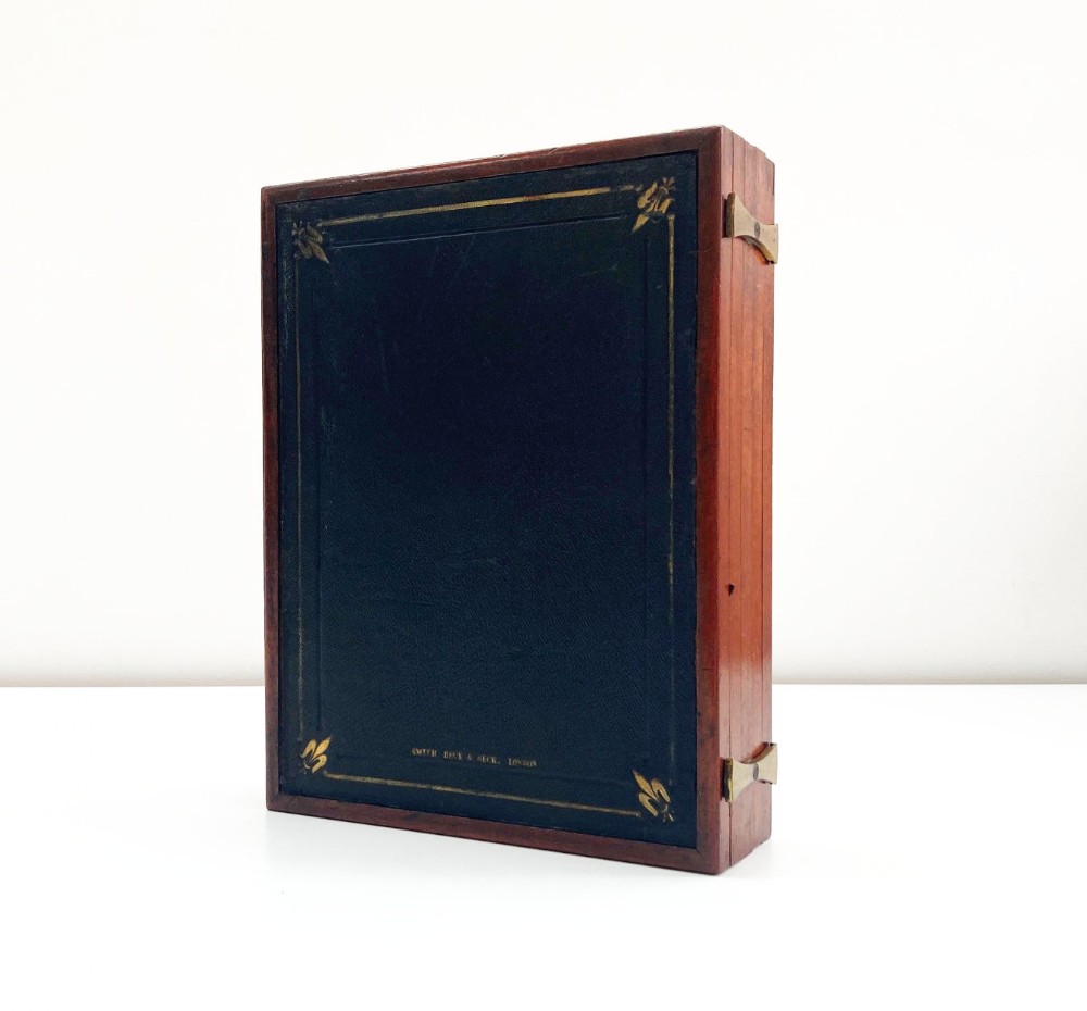 Early Victorian Portable Microscope Slide Case by Smith Beck & Beck London