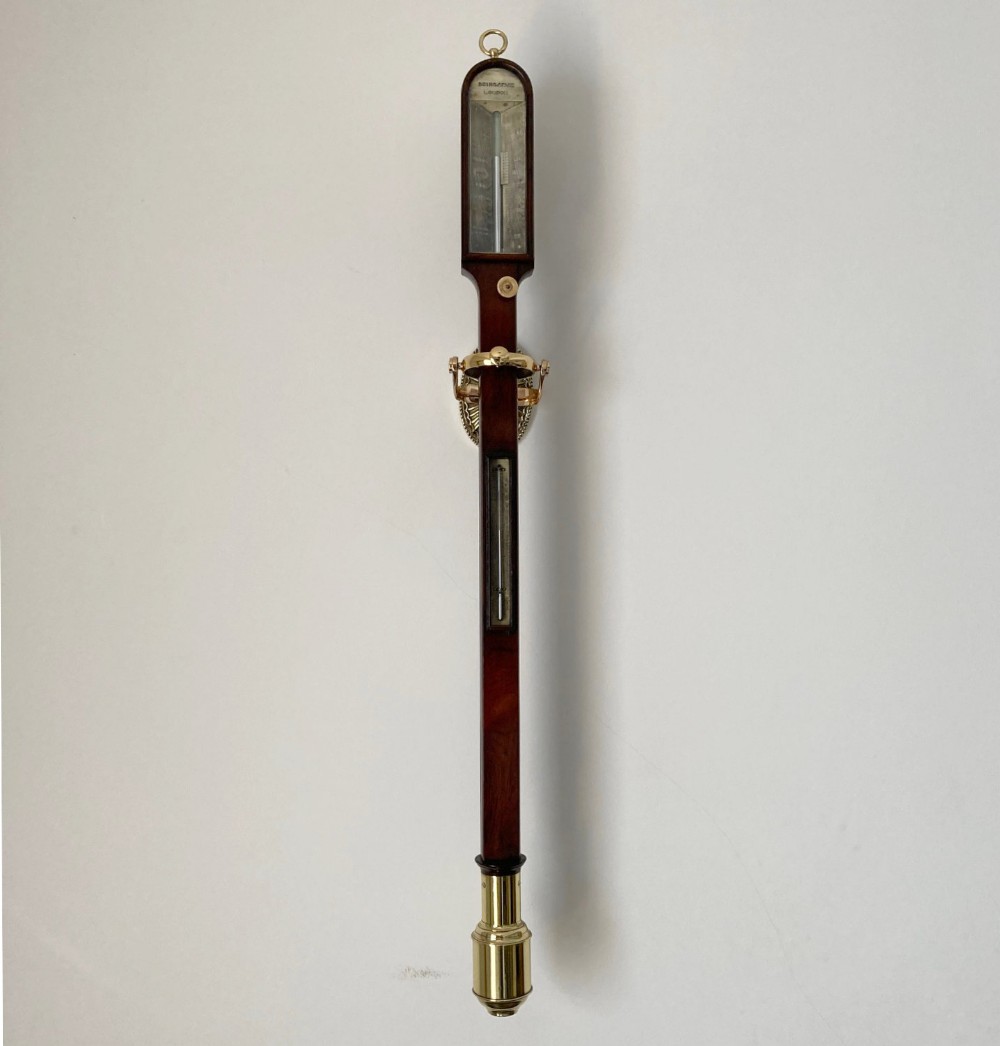 Early Victorian Marine Barometer by Dring & Fage London