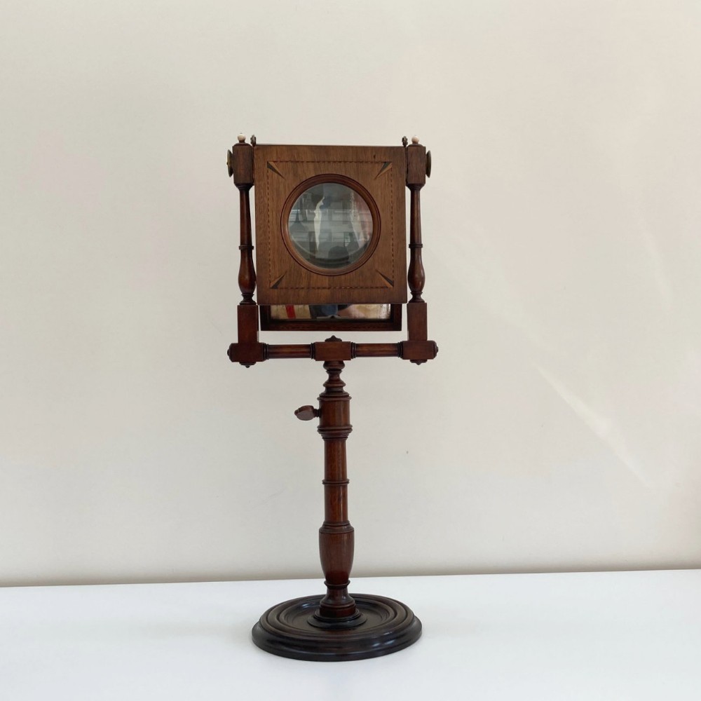 Large Eighteenth Century Mahogany Zograscope