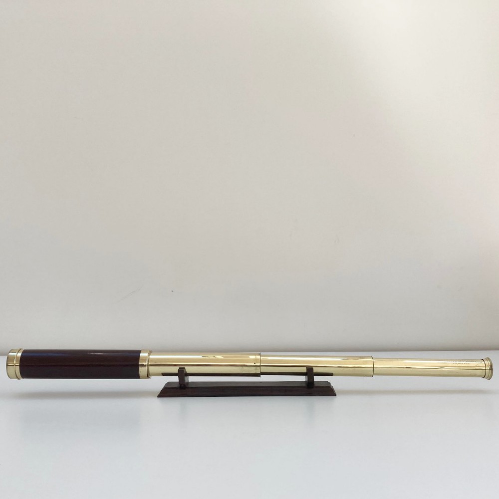 Late Eighteenth Century Three Draw Telescope by J&W Watkins of Charing Cross
