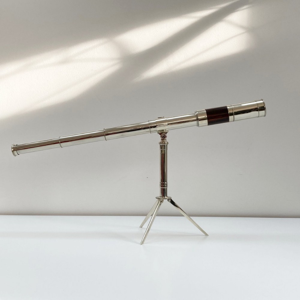 Cased Early Victorian Telescope on Stand by Carpenter & Westley London