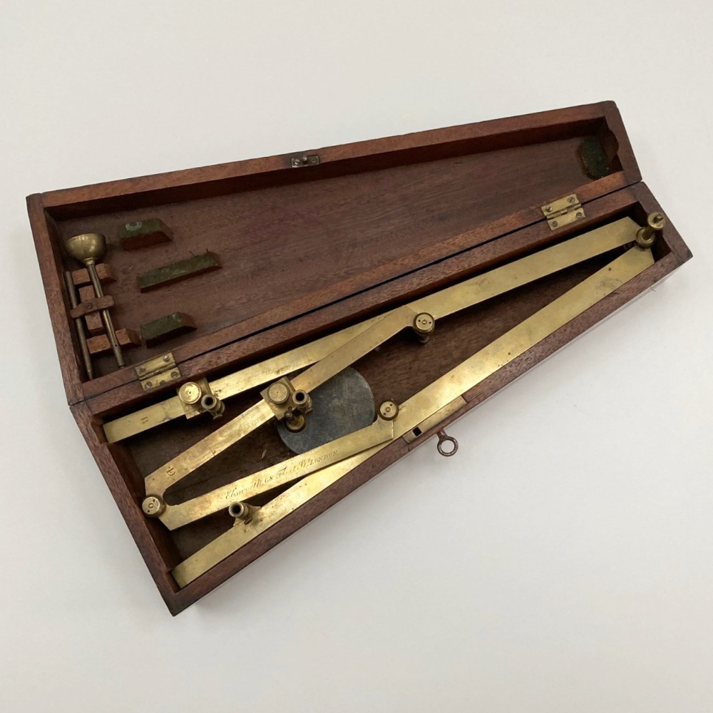 George IV Small Cased Pantograph by Richard Ebsworth of Fleet Street