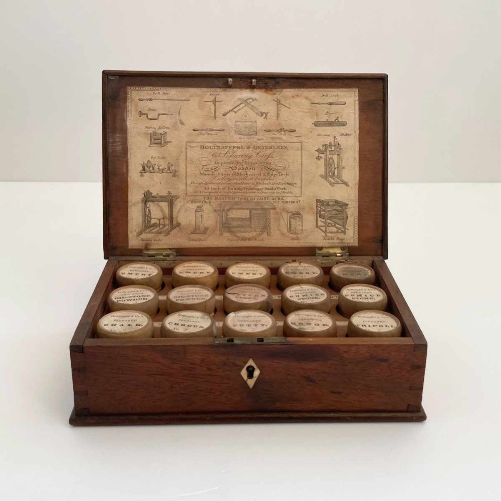 George IV Period Tool or Lathe Sharpening Powders by Holtzapffel & Deyerlein