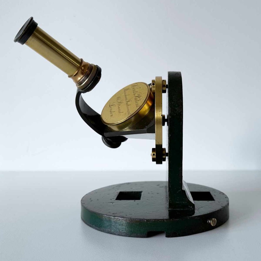 NINETEENTH CENTURY MOUNTED DIPLEIDOSCOPE BY EJ DENT 61 THE STRAND