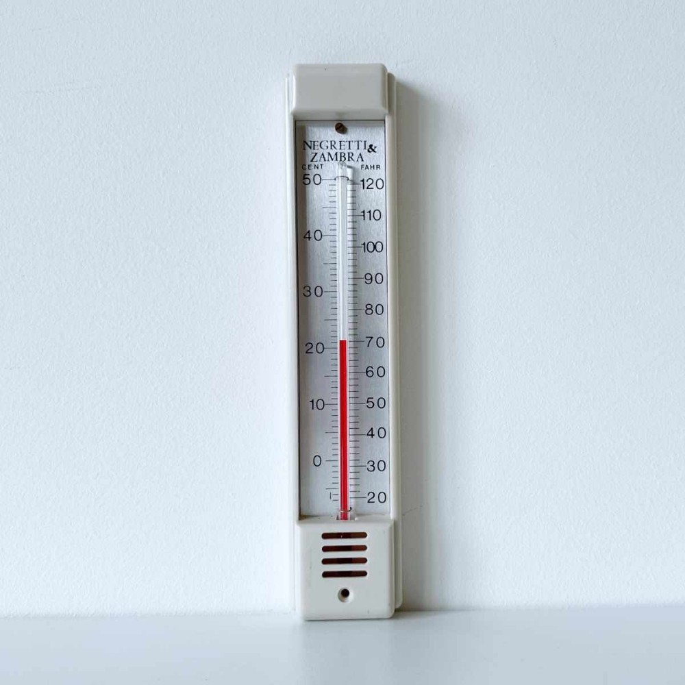Art Deco Bakelite Wall Thermometer by Negretti & Zambra