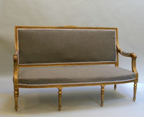 French Gilt Sofa