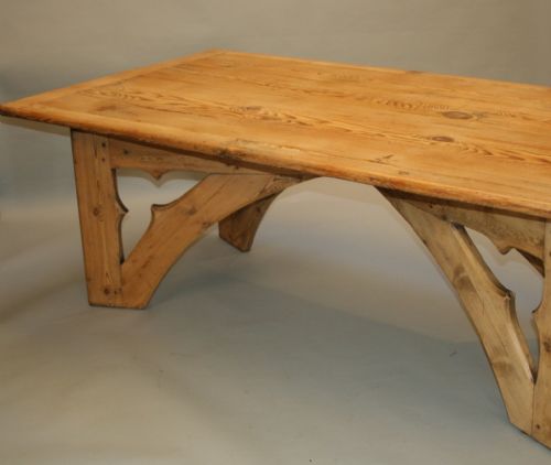 Nineteenth Century Pine Dining Table