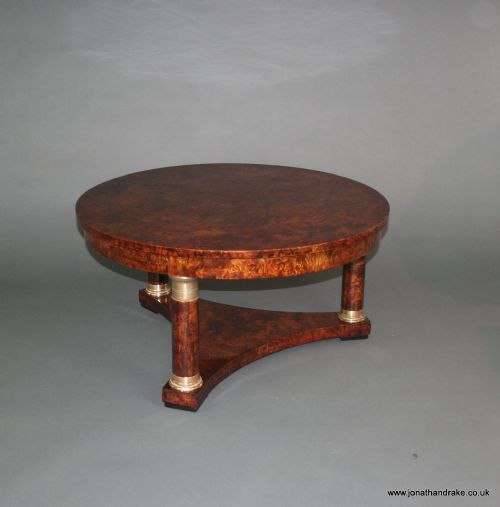 Empire Revival Burr-walnut Table
