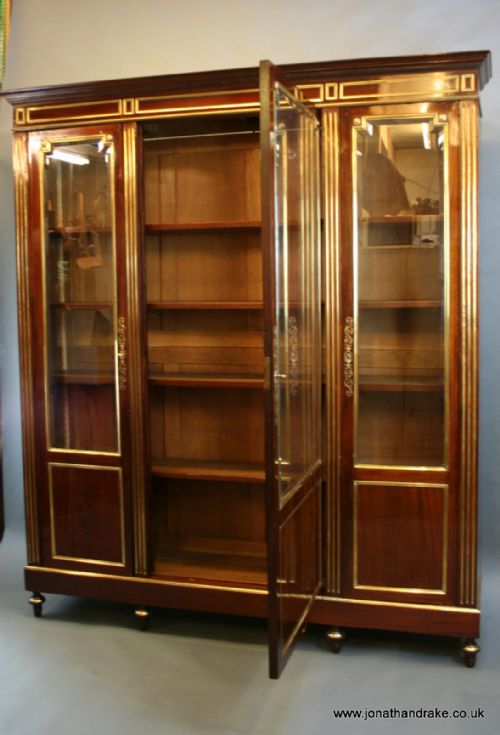 fig 1. French Bookcase Display Cabinet
