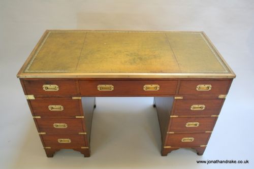 Campaign Pedestal Desk