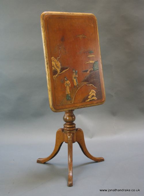 Regency Chinoiserie Pedestal Table
