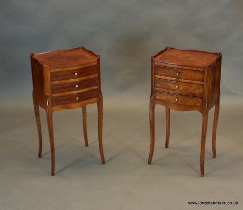 French Bedside Chest Tables