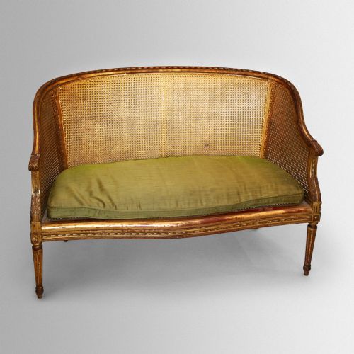 French Gilt Sofa Canape