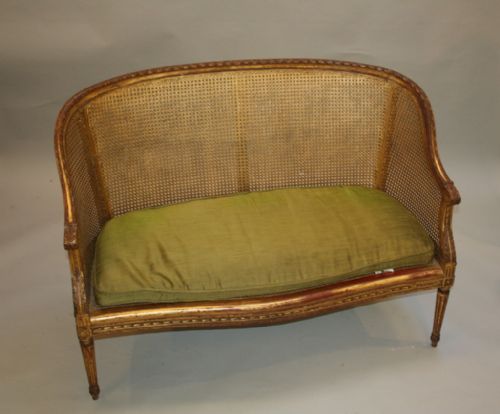fig 1. FRENCH GILT SOFA CANAPE