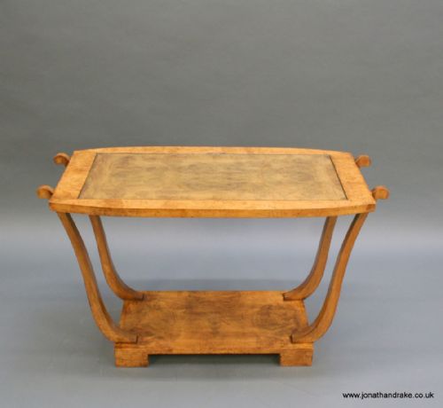 Art Deco Walnut Occasional Table