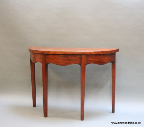 Georgian Mahogany Hall Console Table