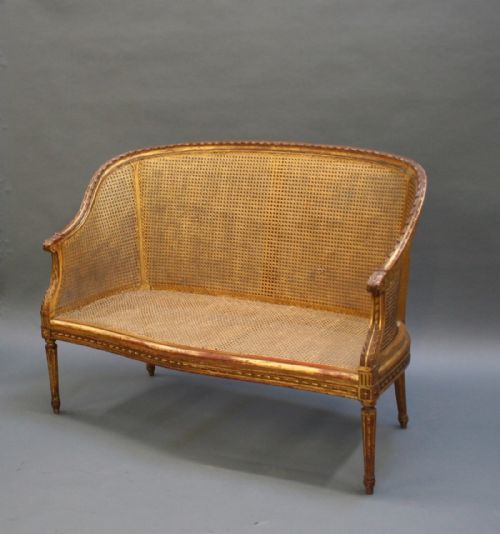 fig 1. FRENCH GILT SOFA CANAPE