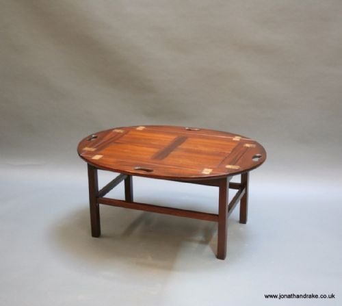 Georgian Revival Butlers Tray Coffee Table