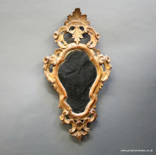 C18th Rococo Florentine Mirror
