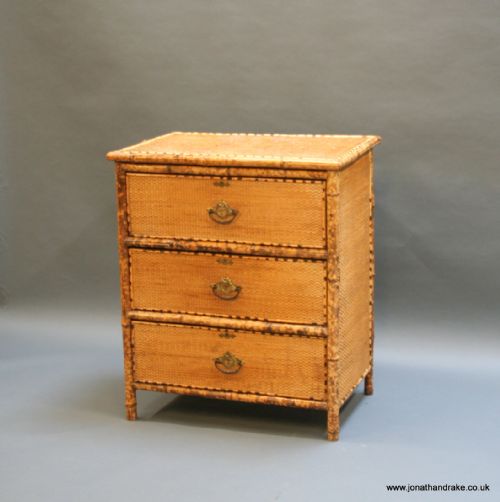 Late Victorian Bamboo Chest