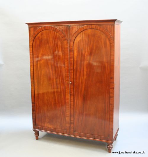 George 1v Small Wardrobe, Stamped