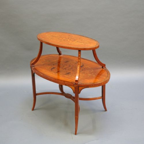 Edwardian Satinwood Occasional Table