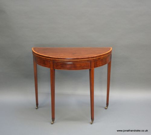 George 111 Card Table