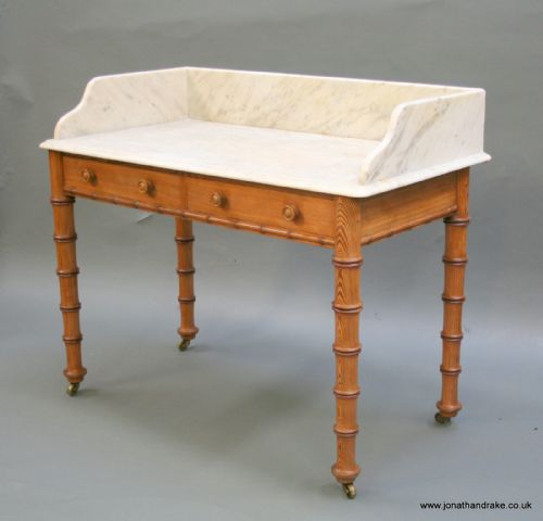 Holland & Son Washstand Table. (Corrected Dimensions)