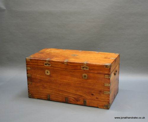 C19th Camphor Campaign Trunk