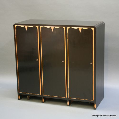Early C20th Ebonised Cabinet