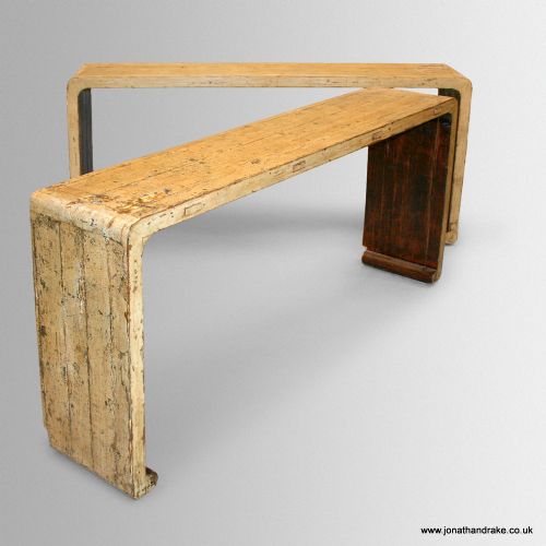 Pair of Antique Chinese Console Tables