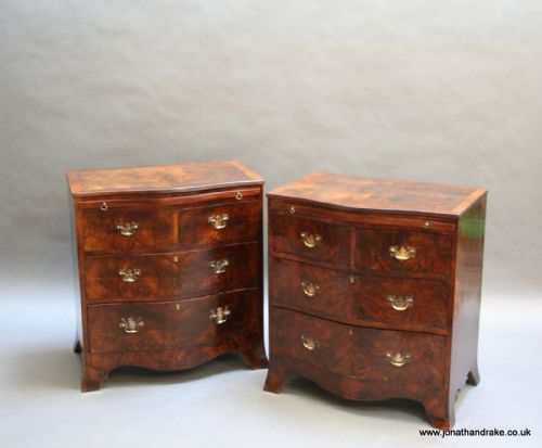 Pair Georgian Revival Chests